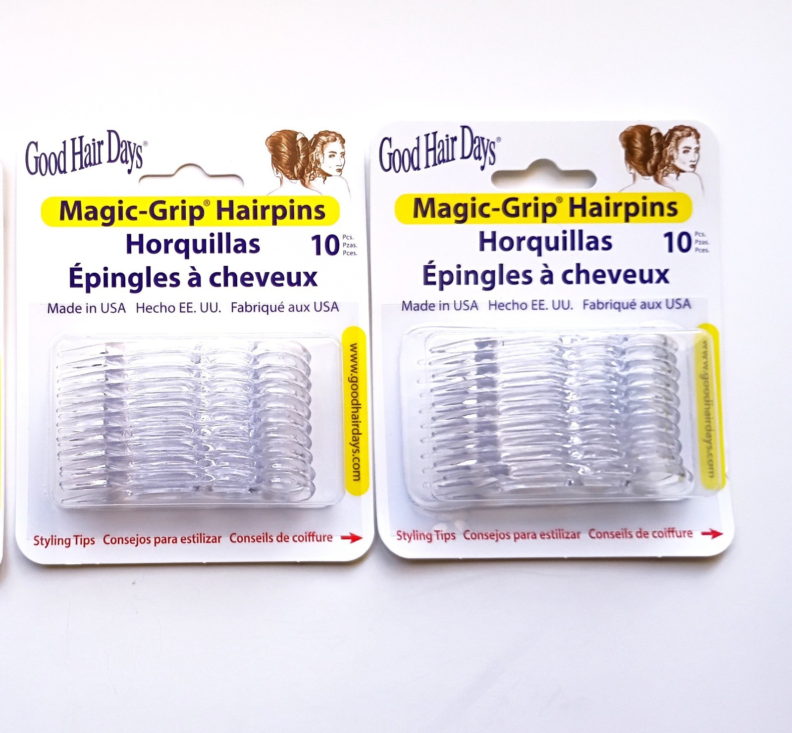 2 x Packs Magic Grip Hairpins 2 1/2\