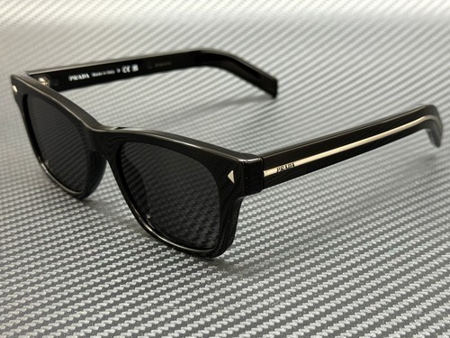 PRADA PR A17S 16K731 Black Grey Men\'s 51 mm Sunglasses