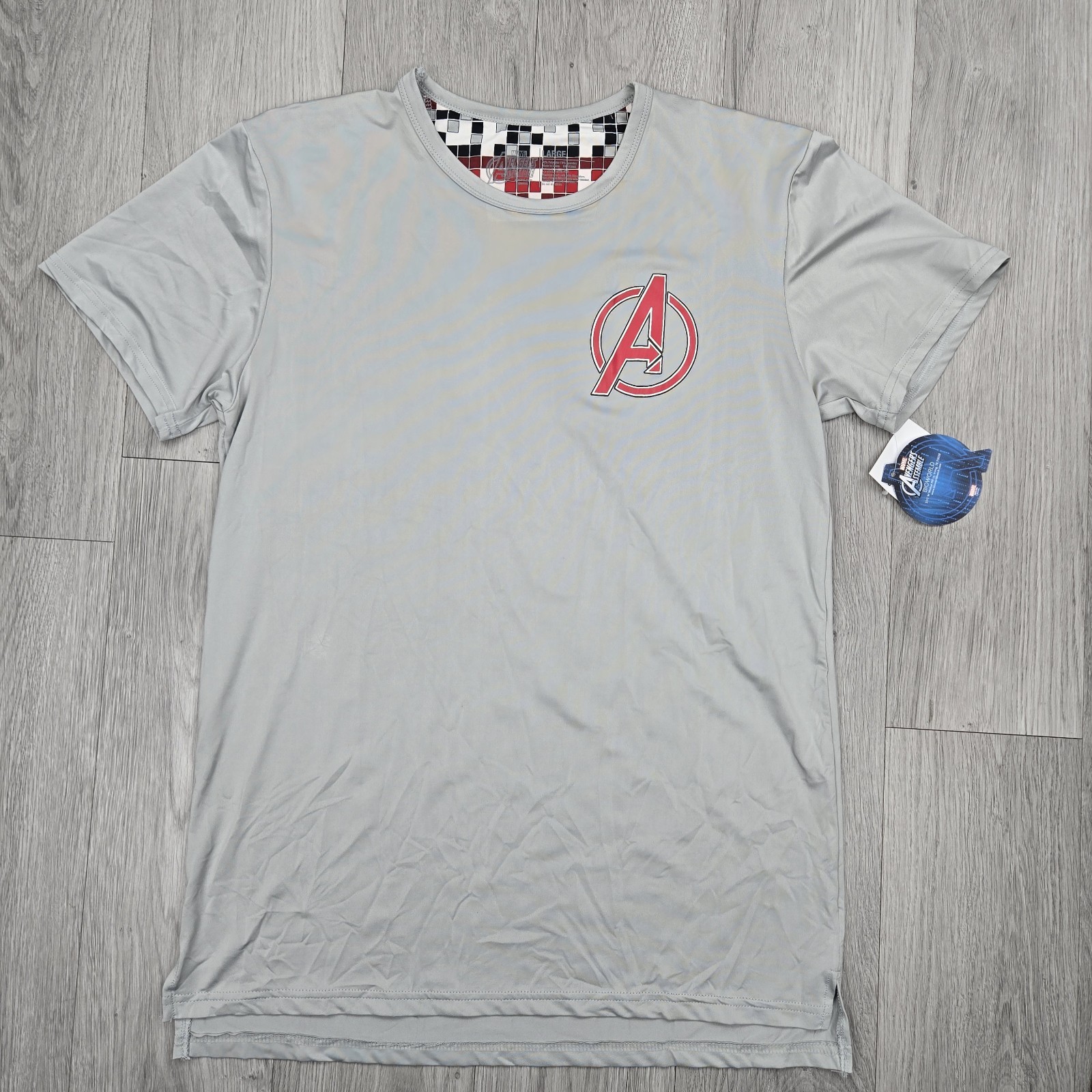 Marvel Shirt Large Gray Short Sleeve Tee Avengers Assemble Bioworld New With Tag