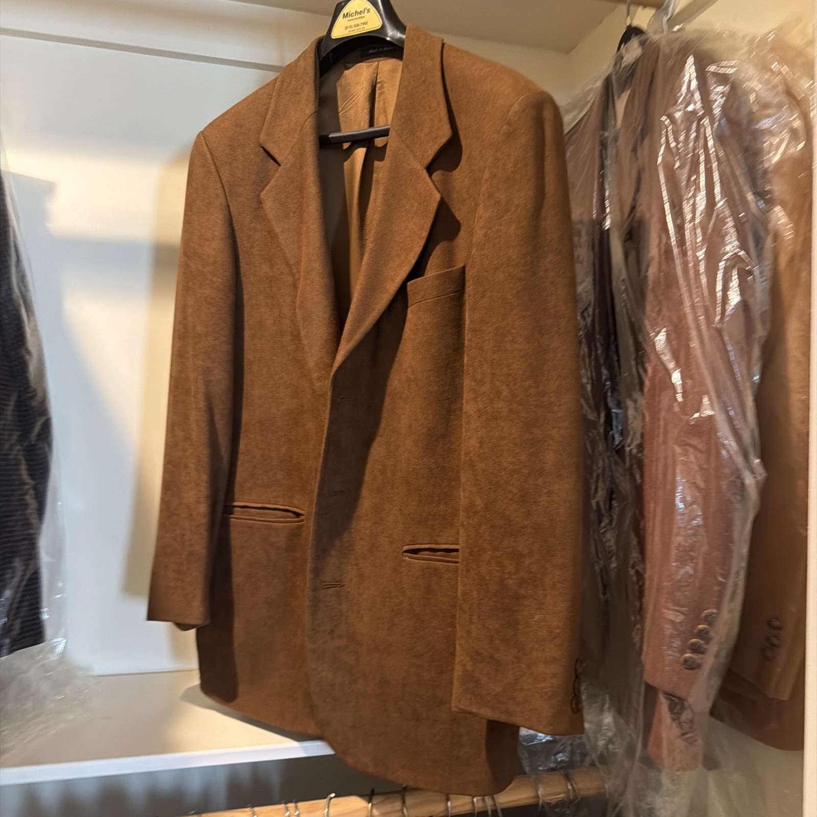 Men’s Suede Sport Coat by Michel’s Of Studio City