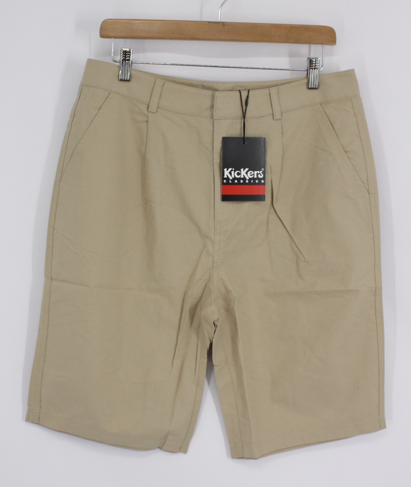 KICKERS UNISEX TAILORED CITY SHORTS ECRU IB