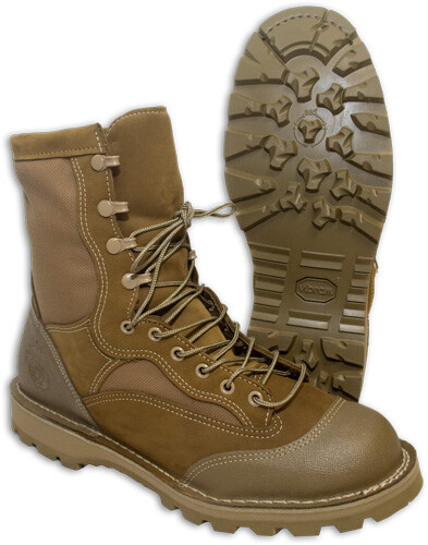 USMC RAT BOOTS, TEMPERATE WEATHER, BROWN, DANNER BRAND