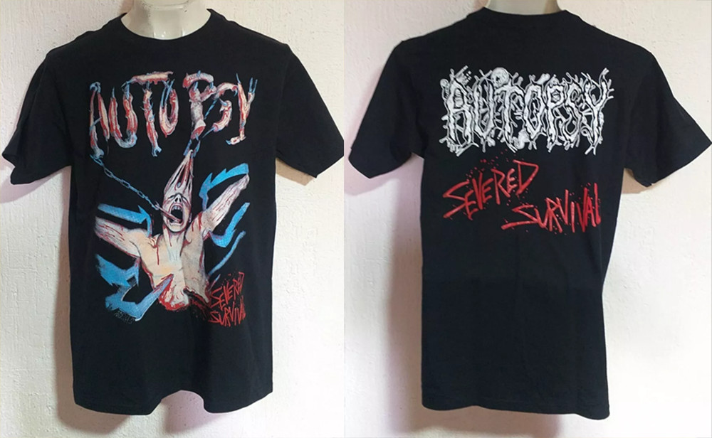 Autopsy Band T Shirt Black Men And Women All Size S-5XL 2 SIDE CG2220