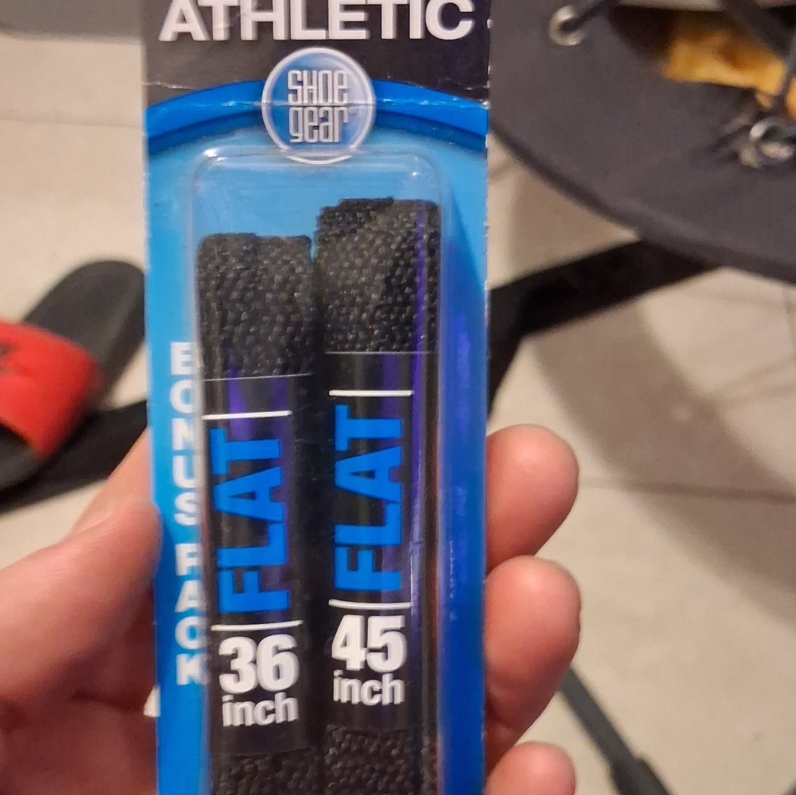 Shoe Gear Flat Black Polyester Shoelaces 36\