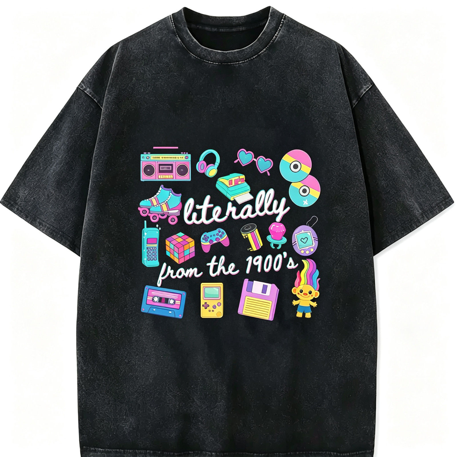 90s Retro Literally From The 1900's Graphic T-Shirt Casual Tee