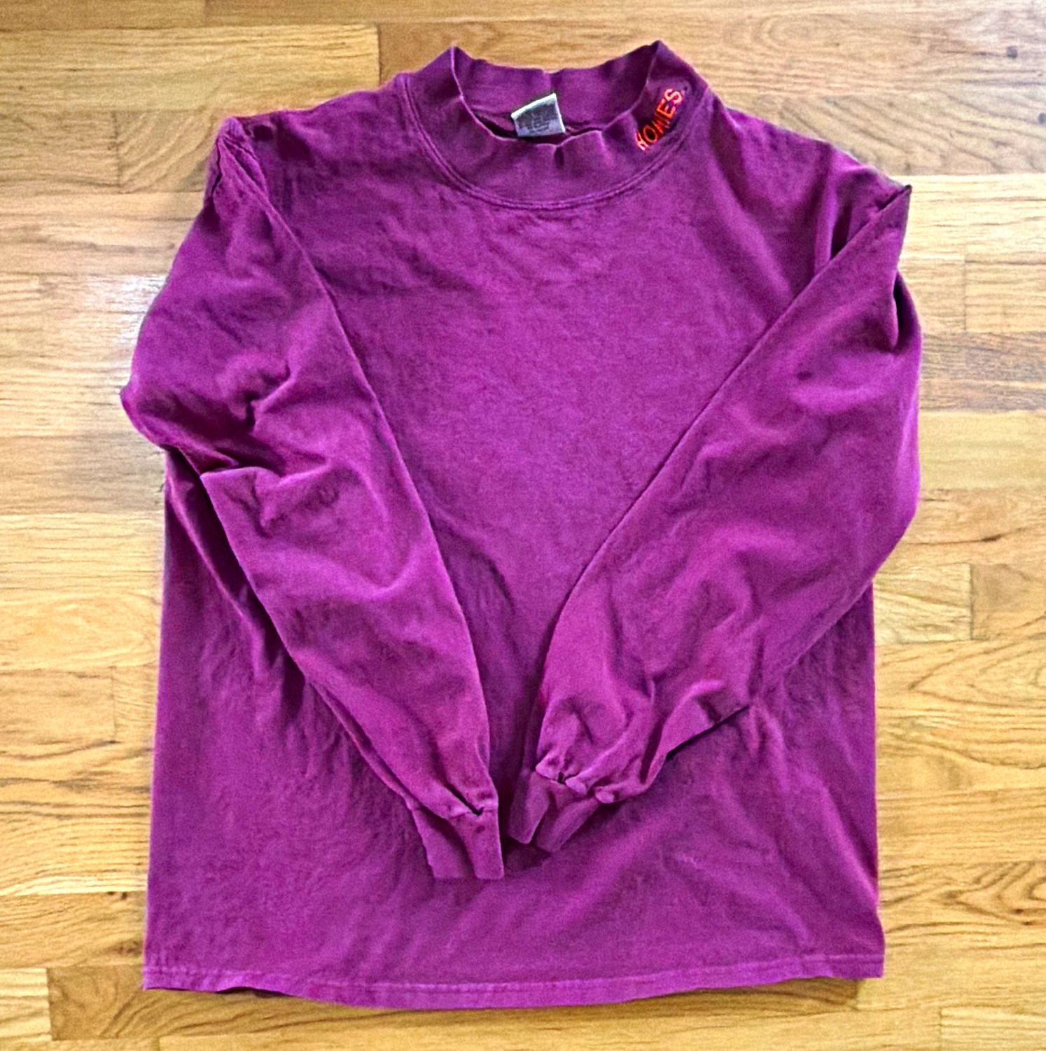 Vintage M.J. Soffe Virginia Tech Hokies Embroidered Mock Neck Sweatshirt