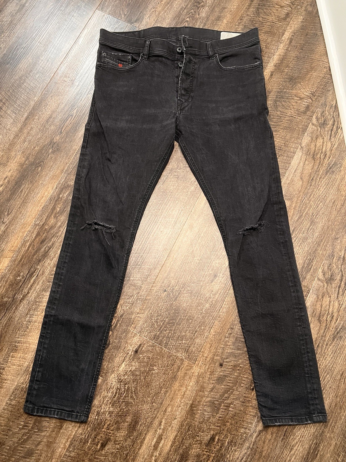 Men’s Diesel Jeans 36x32 Tepphar Wash 0674N Stretch Slim Carrot Buttonfly