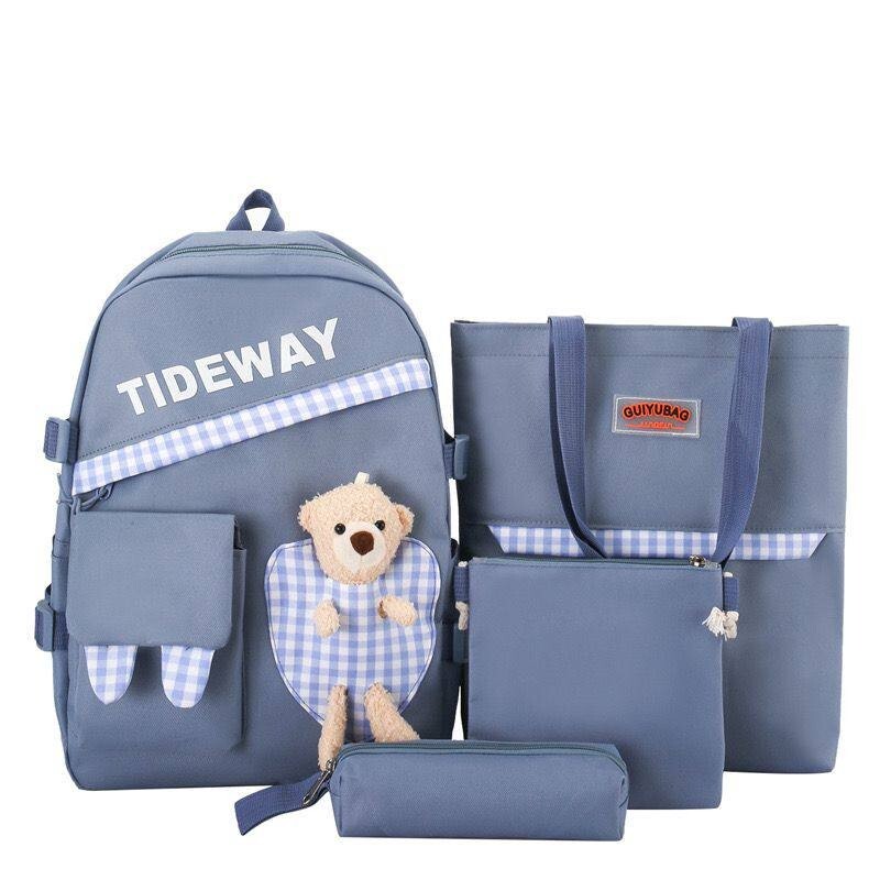 School backpack for girls 4 in 1 ,   School Backpbag, Book bag