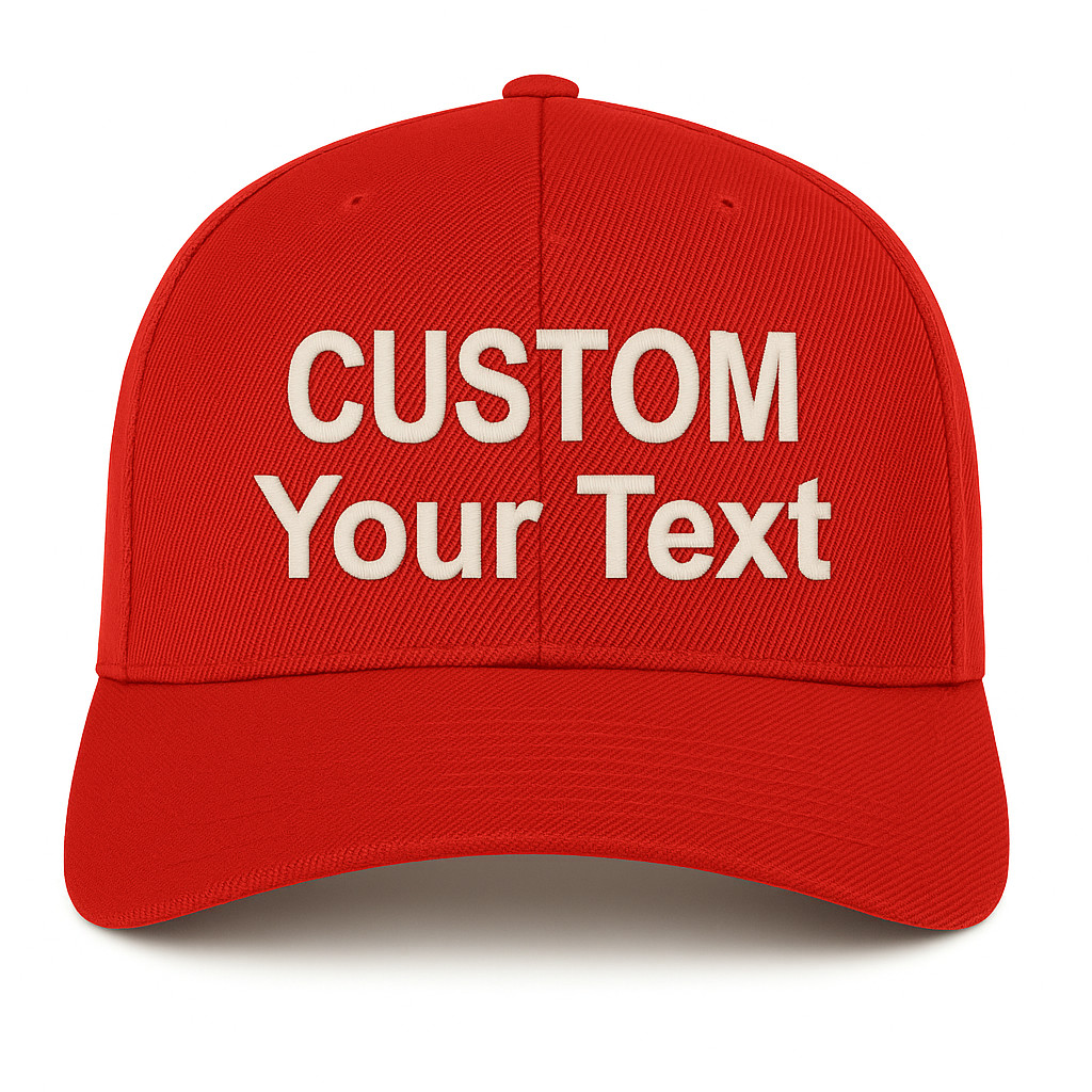 Custom Embroidered Baseball Cap Personalized Text Dad Hat with Your Own Message
