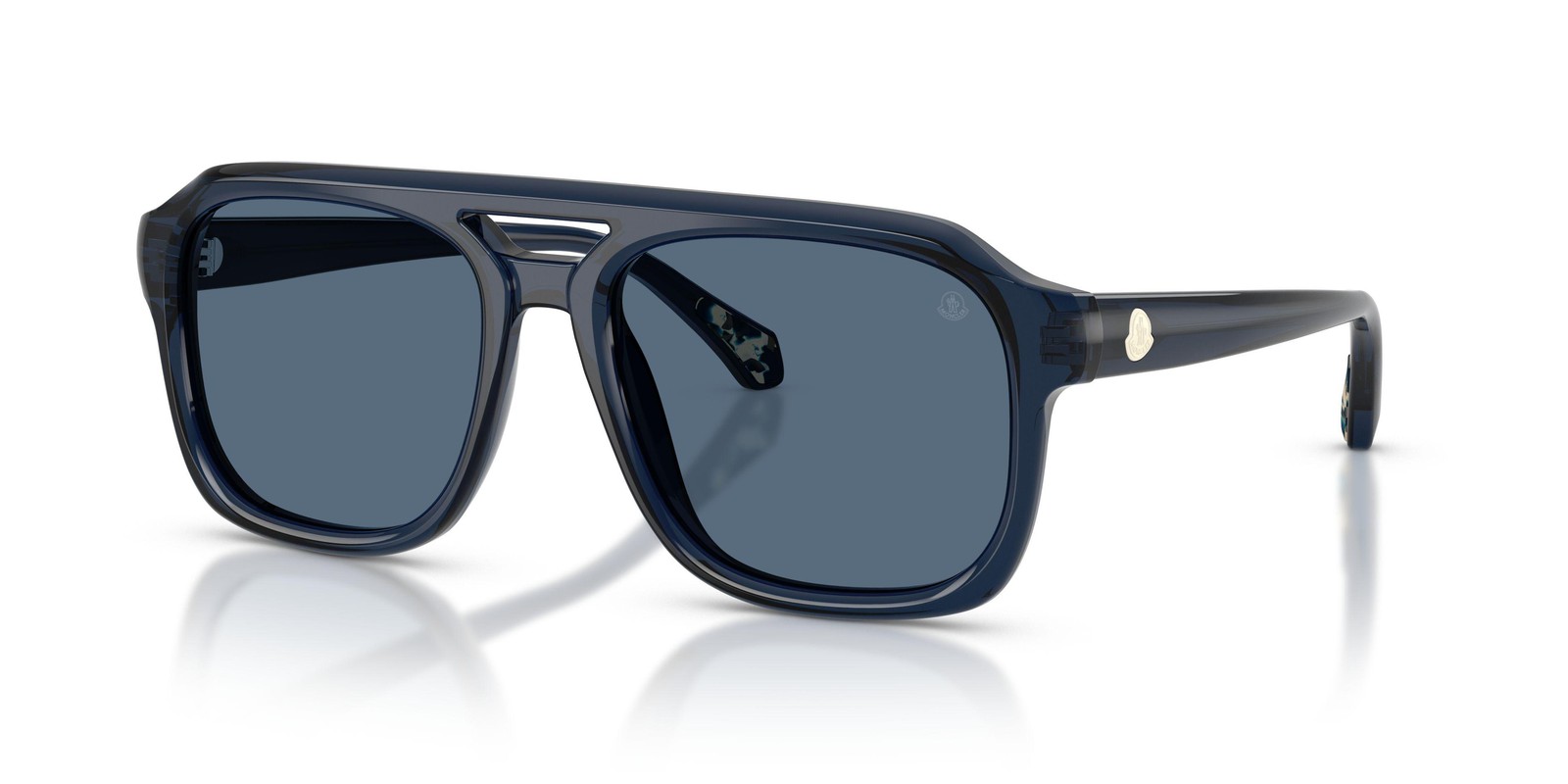 NEW Moncler 6024F Vantos Sunglasses 304780 Blue 100% AUTHENTIC