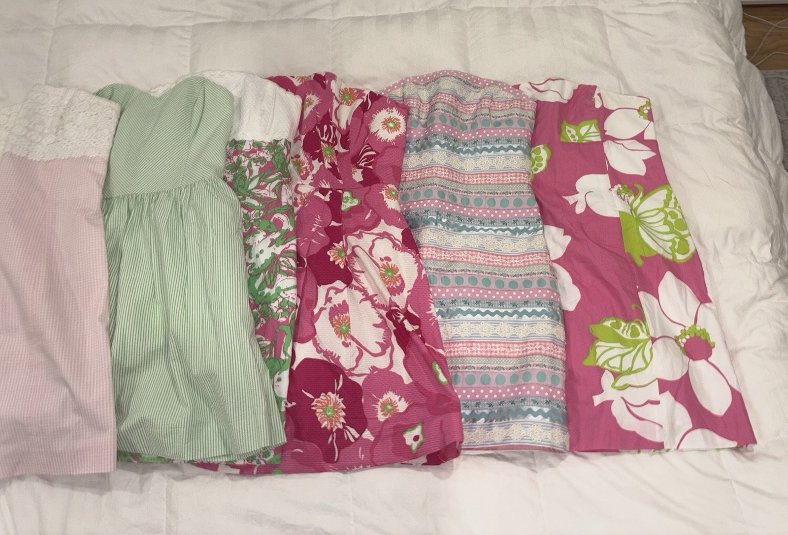 Lot of 6 Lilly Putlizer Women\'s Multicolor dress Size S (4-6)