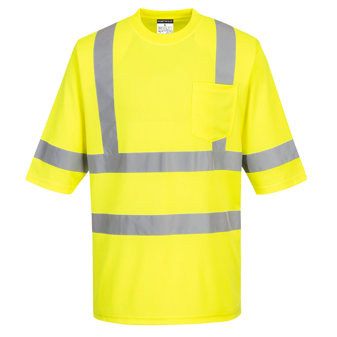 Portwest S393 Dayton Hi Vis Reflective Class 3 Safety T-Shirt