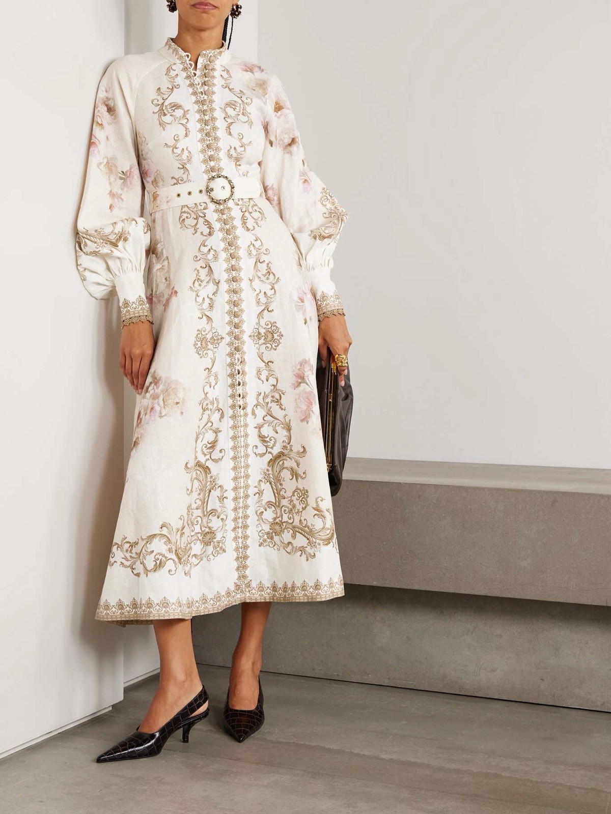 Zimmermann DRESS HYPNOTIC BUTTONED MIDI Size 1 $ 1200