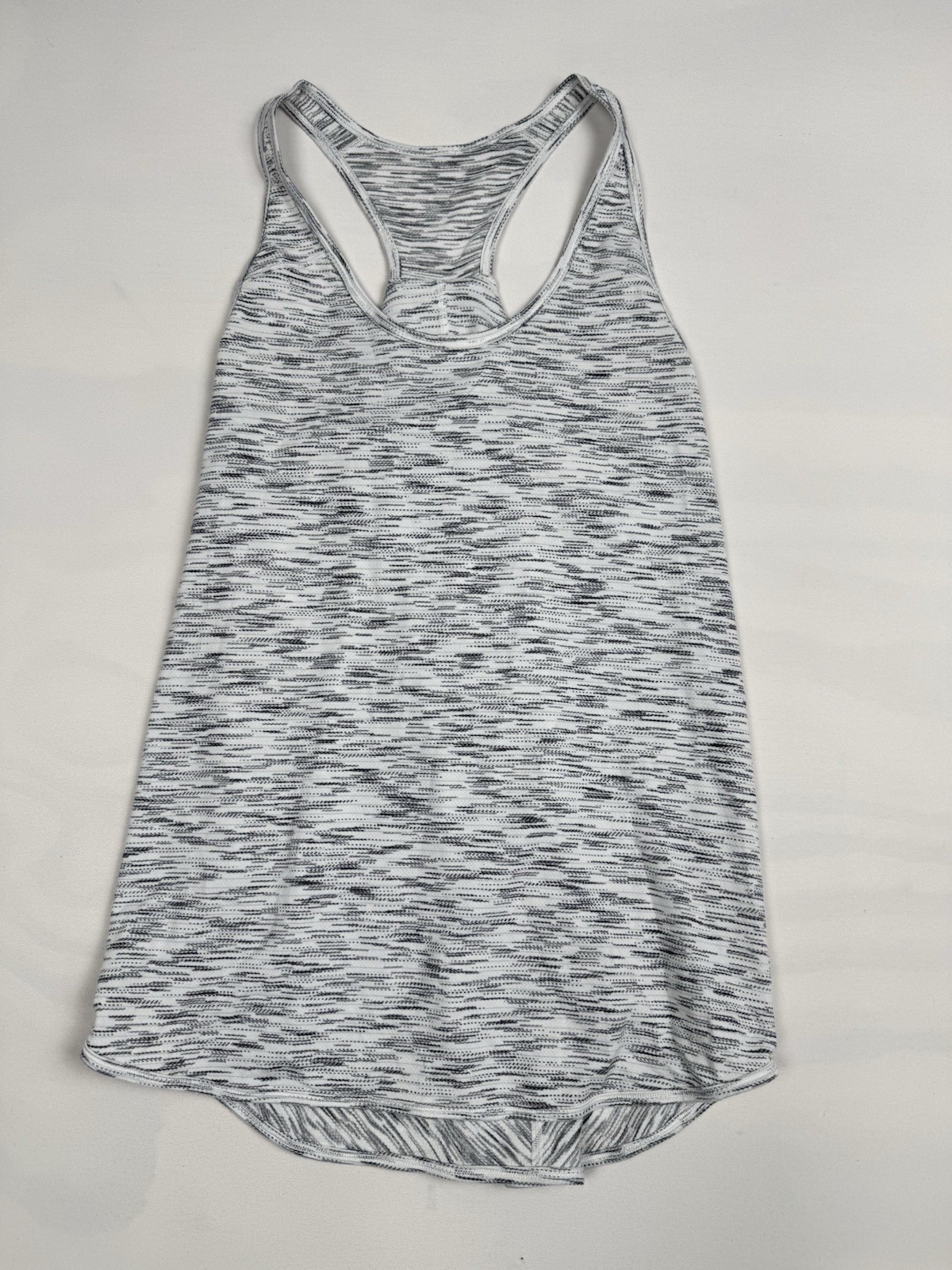 Lululemon Essential Tank Top Tiger Space Dye Black White Women\'s S Retail $58