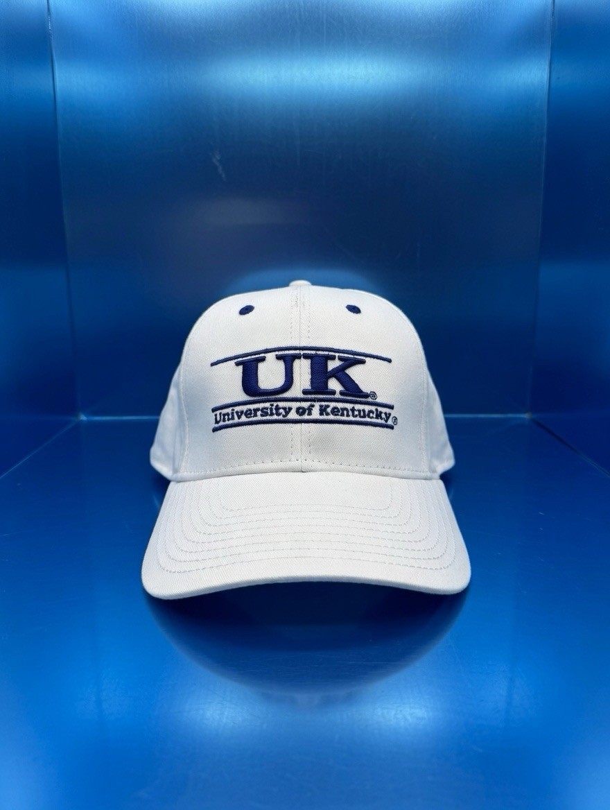 UK University Of Kentucky Wildcats 3 Line Split Bar Embroidered Hat by The Game