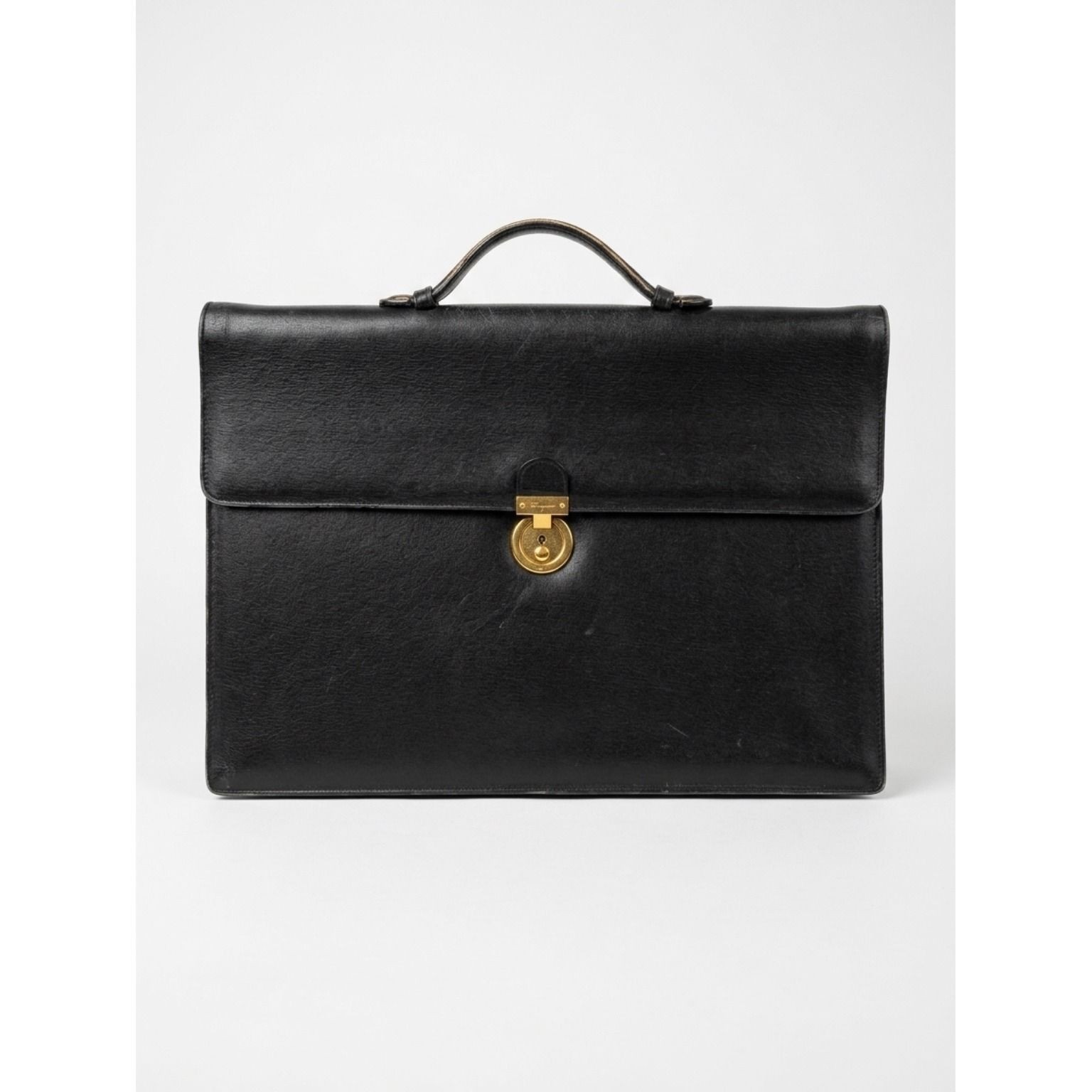 Authentic Salvatore Ferragamo Men\'s Briefcase/Portfolio / MSRP originally $2,130