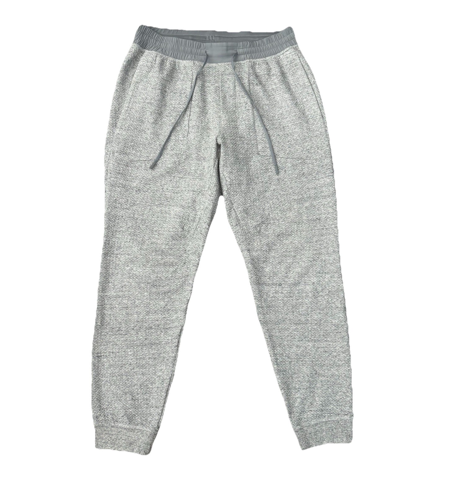 Lululemon At Ease Jogger Pants Men\'s Size Large Textured Heather Gray 31x30