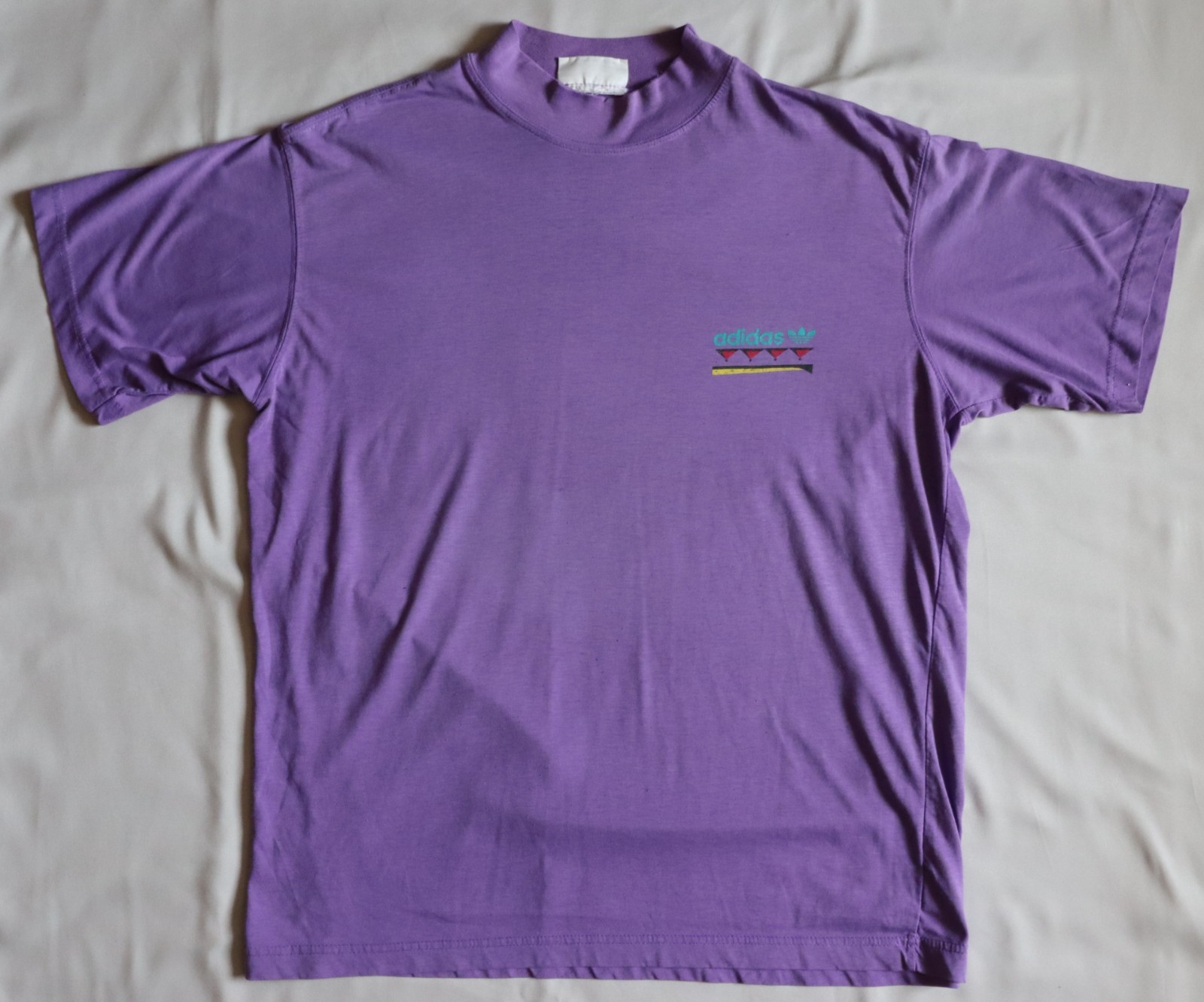 *USED* Vintage 90s Adidas Purple Athletic Tee Size M