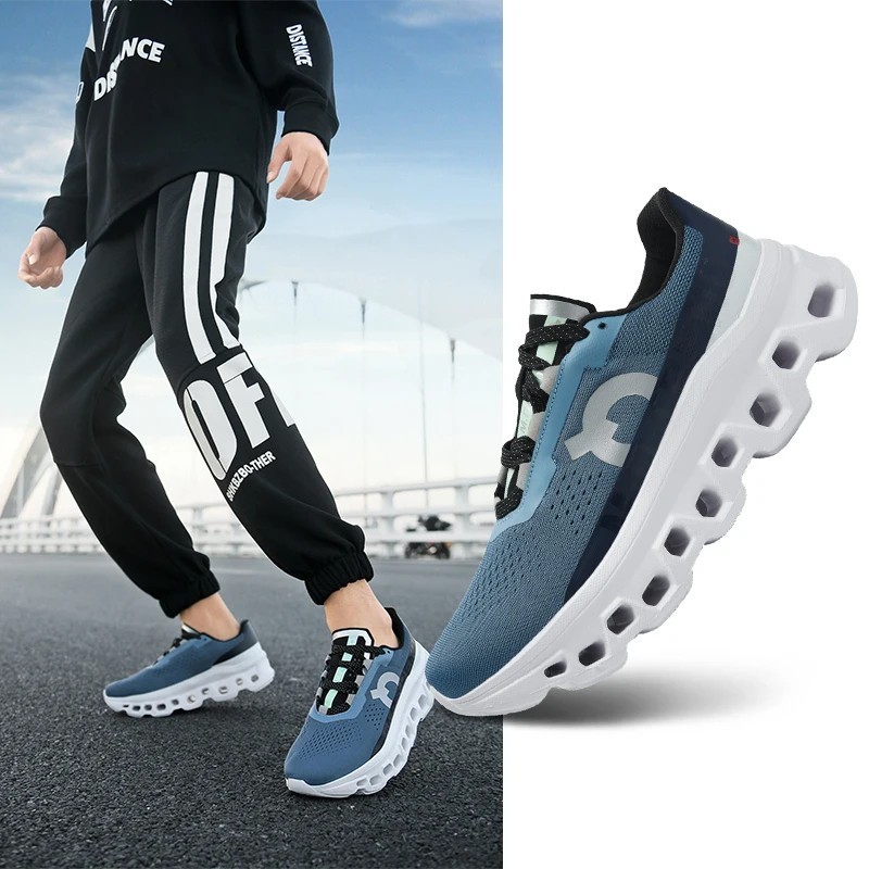 Men\'s Cushioning Running Shoes Lightweight Athletic Casual Sneakers Male Non