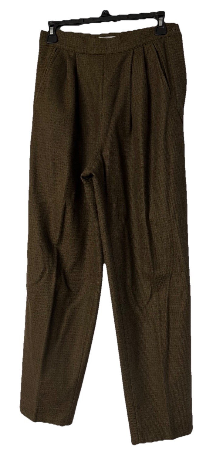 Vintage Romeo Gigli Henri Bendel Womens Wool Pleated Front Pants Slacks Size 44