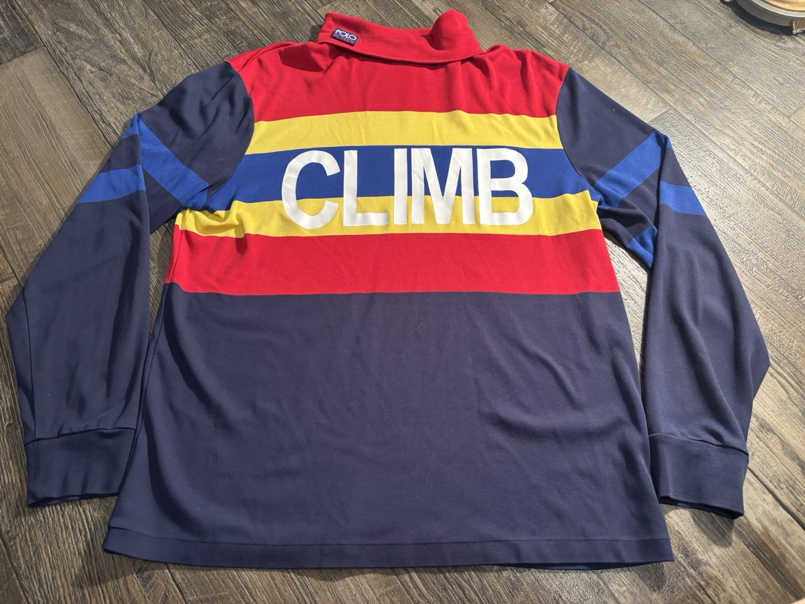 Ralph Lauren Polo Climb Hi Tech Turtleneck Sweater Stadium 1992 Vintage #1 RARE
