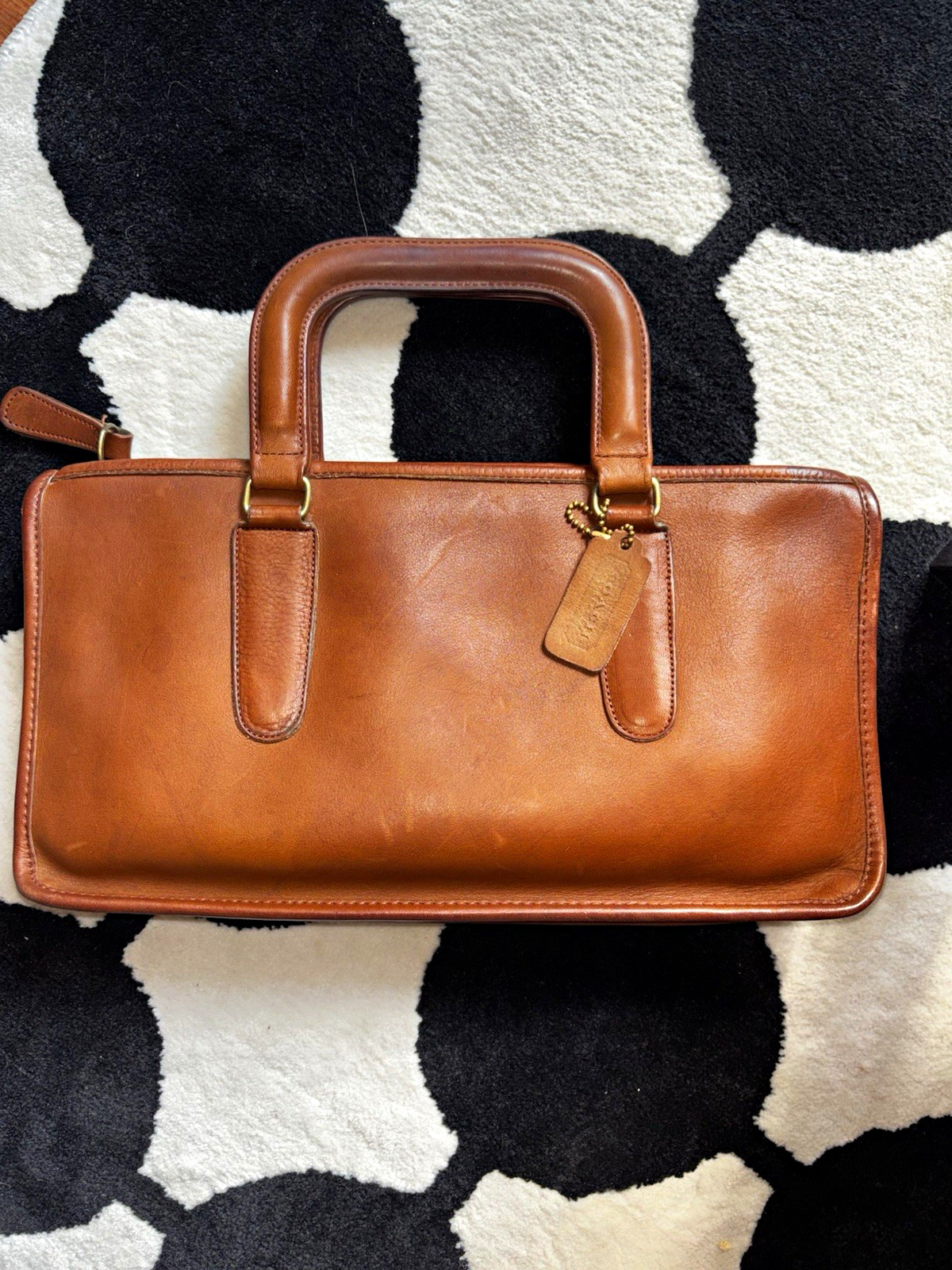 Vintage 1970s COACH Brown Bonnie Cashin Slim Satchel NYC bag