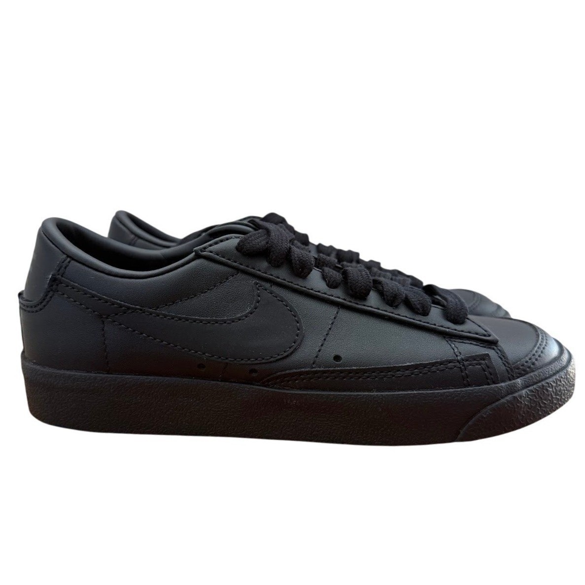 Nike Blazer Low 77 Womens Size 5 Black NEW Triple Black - Final Sale