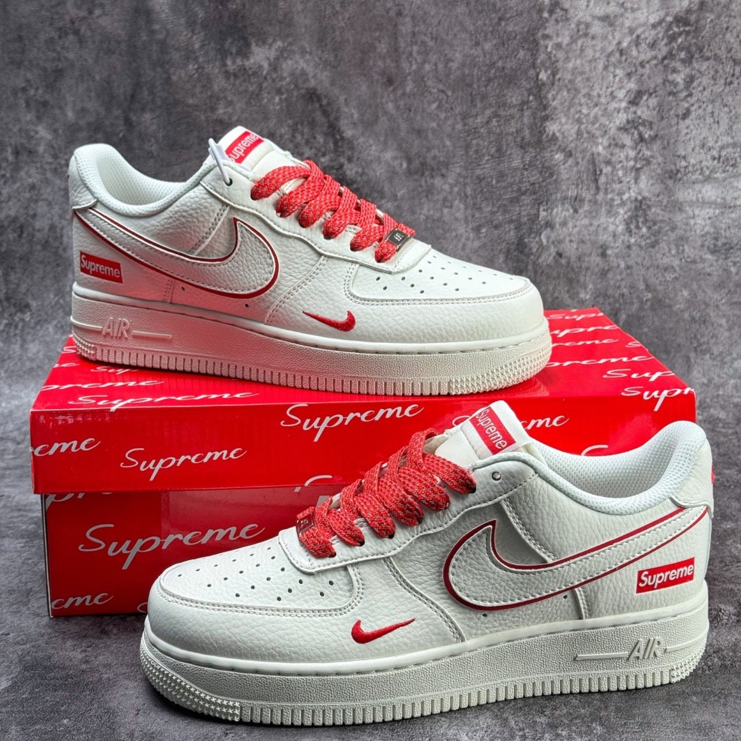 New Concepts Air Force 1 Low X Supreme White CS5288-078 Men's Size