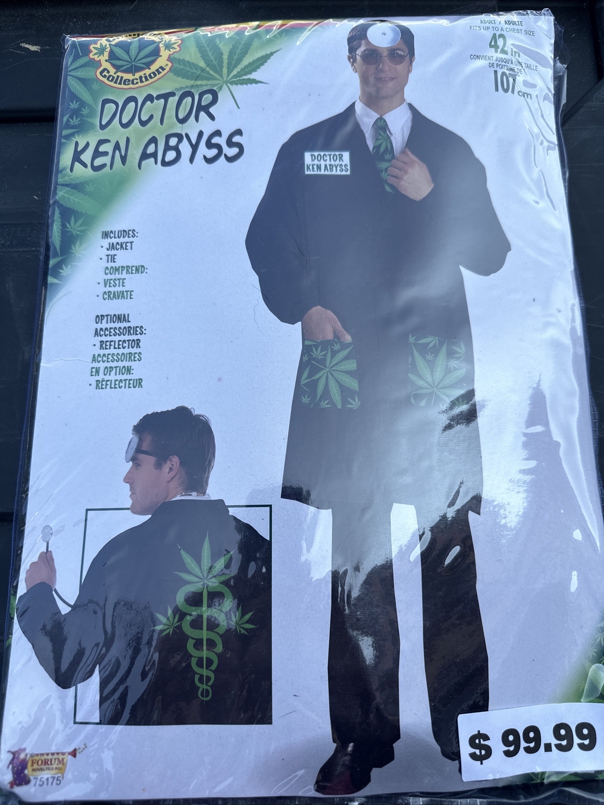 Dr. Ken Abyss Cannabis Collection Marijuana Dispensary Halloween Adult Costume