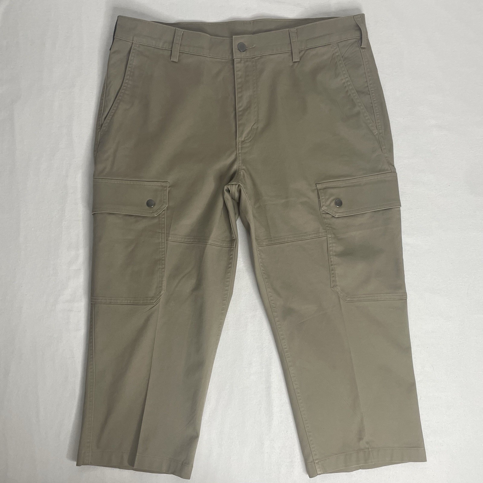 Duluth Trading 40 Grit Men’s Tan Khaki Fit Stretch Flex Twill Relaxed Sz 38x30