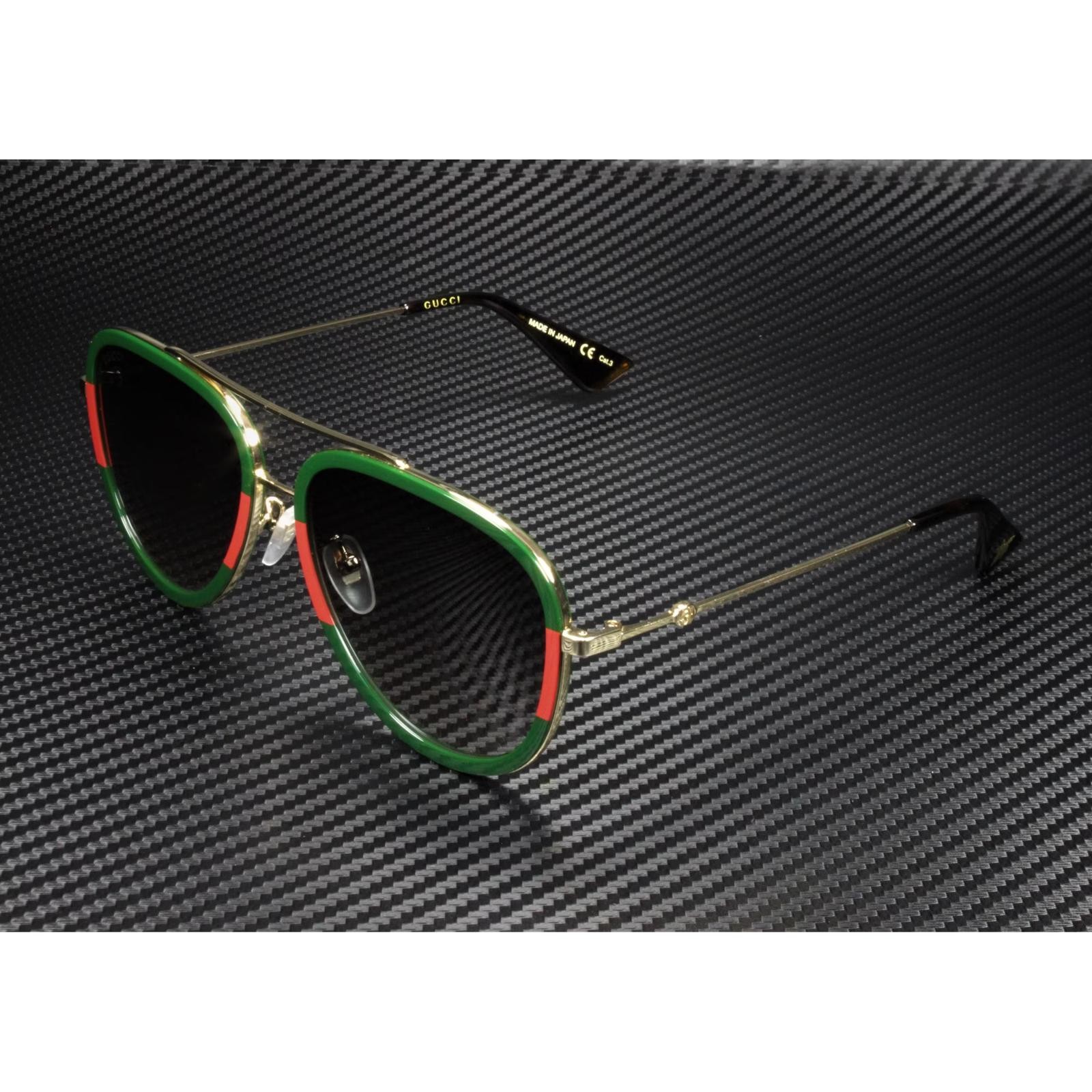 Gucci GG0062S Unisex Aviator Sunglasses