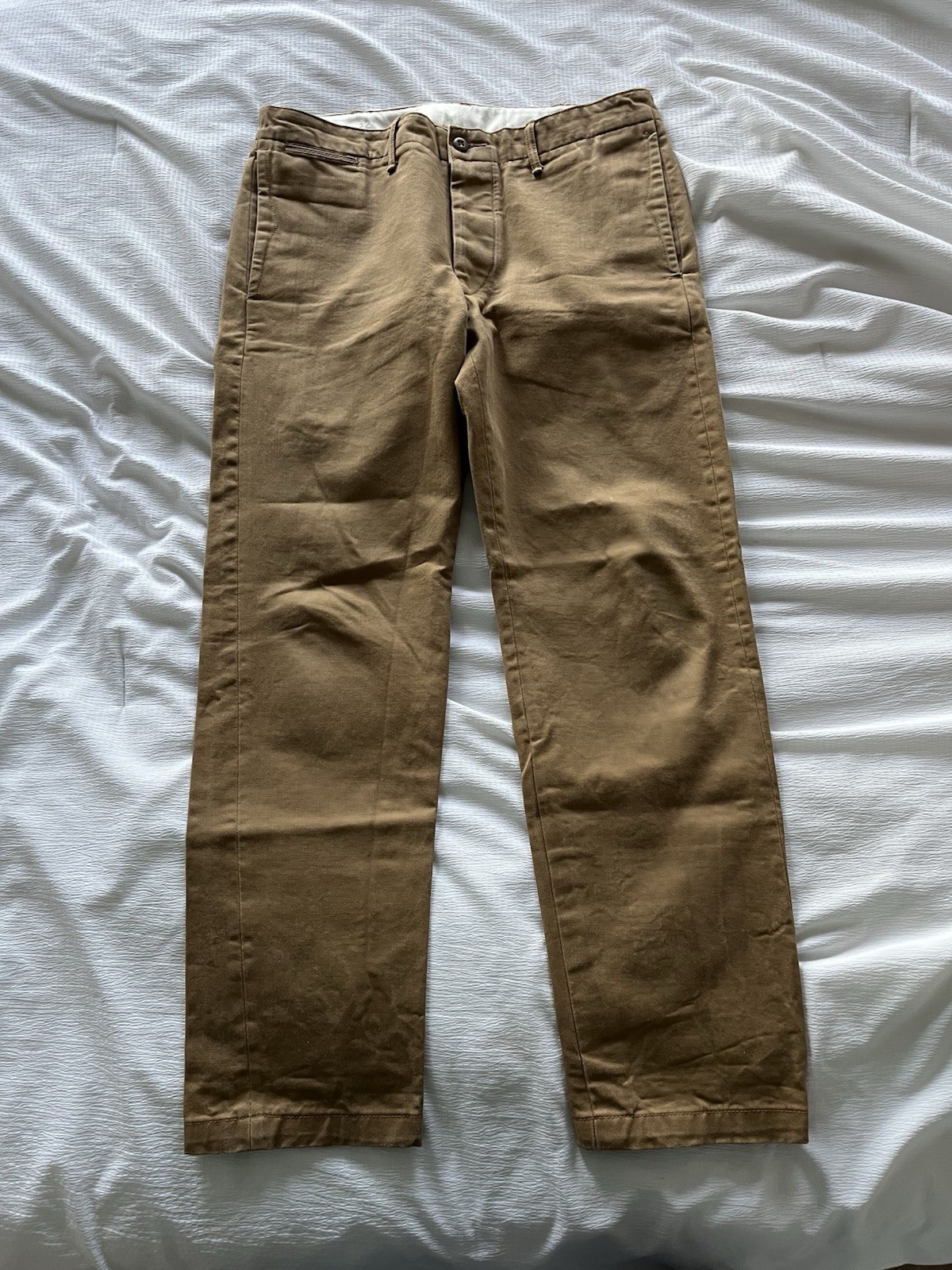 RRL Double RL Ralph Lauren Officer\'s Field Chino Pants size 32x30 11oz Twill