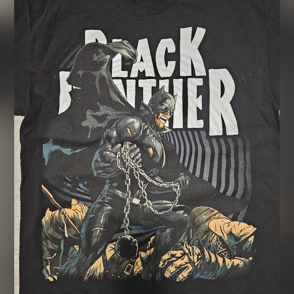Rare Black Panther Movie Gift Fan Black Unisex T-Shirt Full Size S-5XL SC475