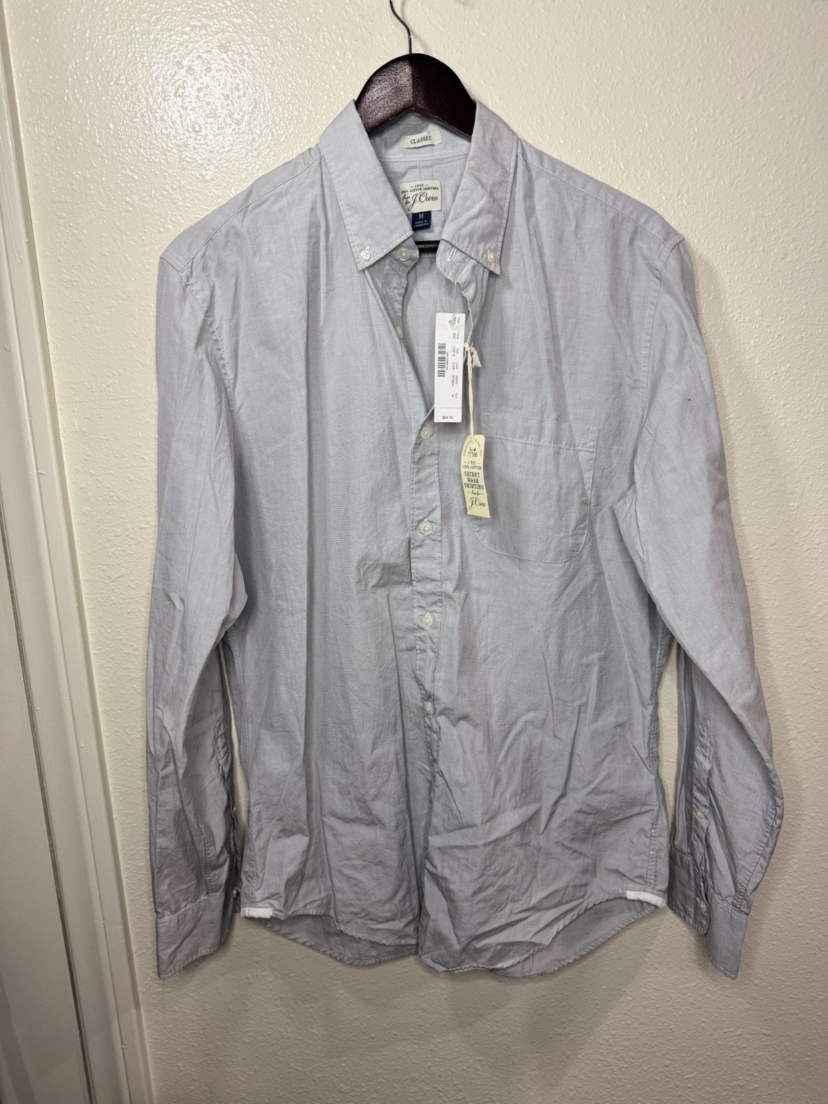 NWT J.CREW t-shirt in size M and color gray 0006