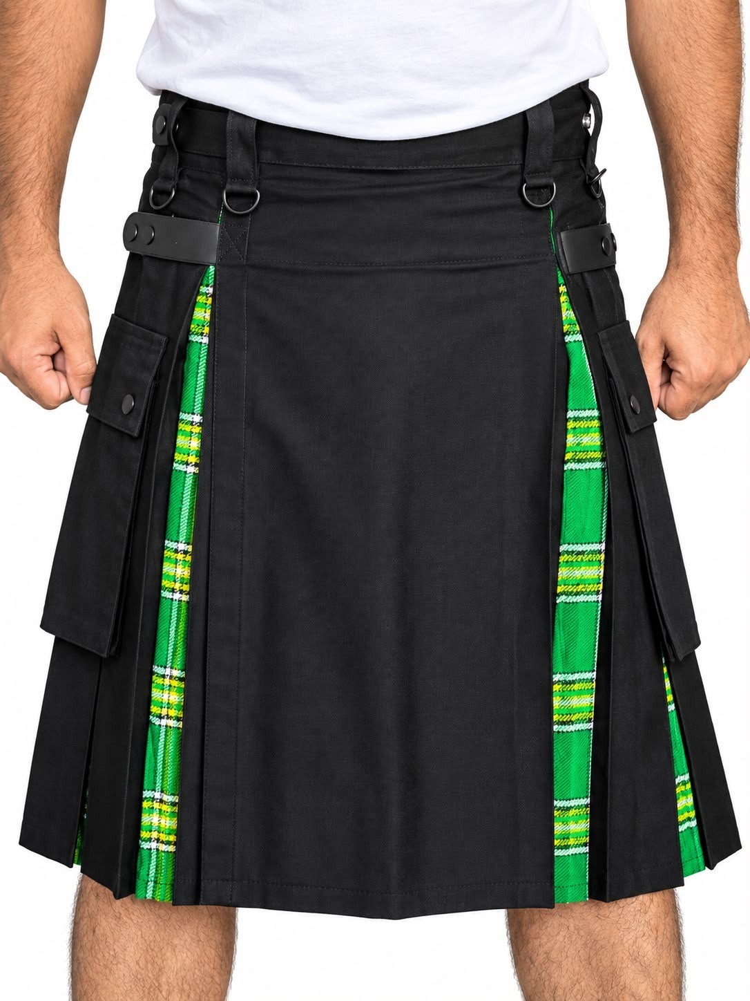 Hybrid Utility Kilts for Men Scottish Traditional Kilt 100% Cotton