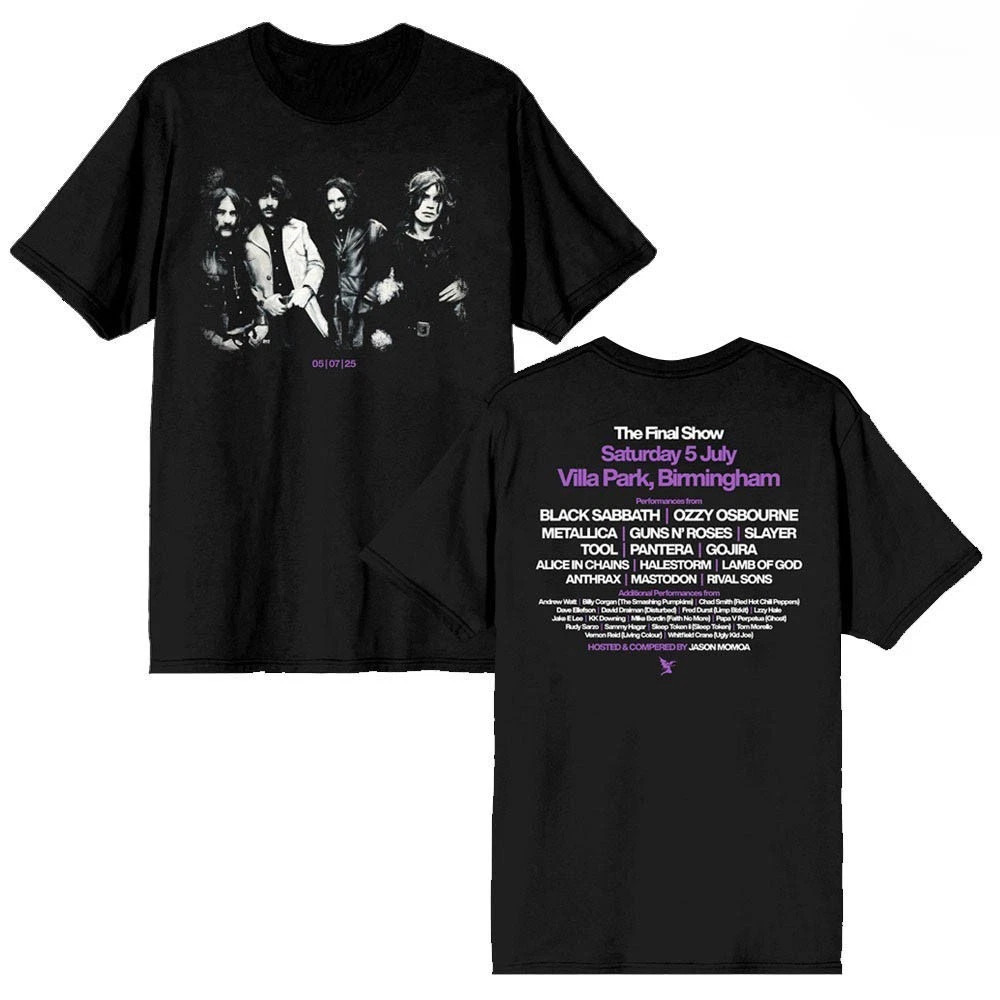 Black Sabbath Back To The Beginning 2025 Final Show Tee