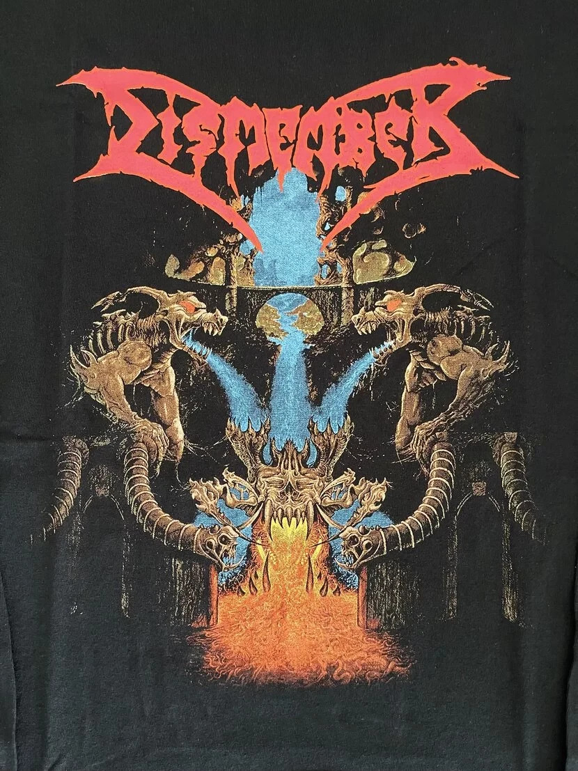 Album Dismember Band Black T-Shirt Cotton Full Size Unisex S-5XL LE022