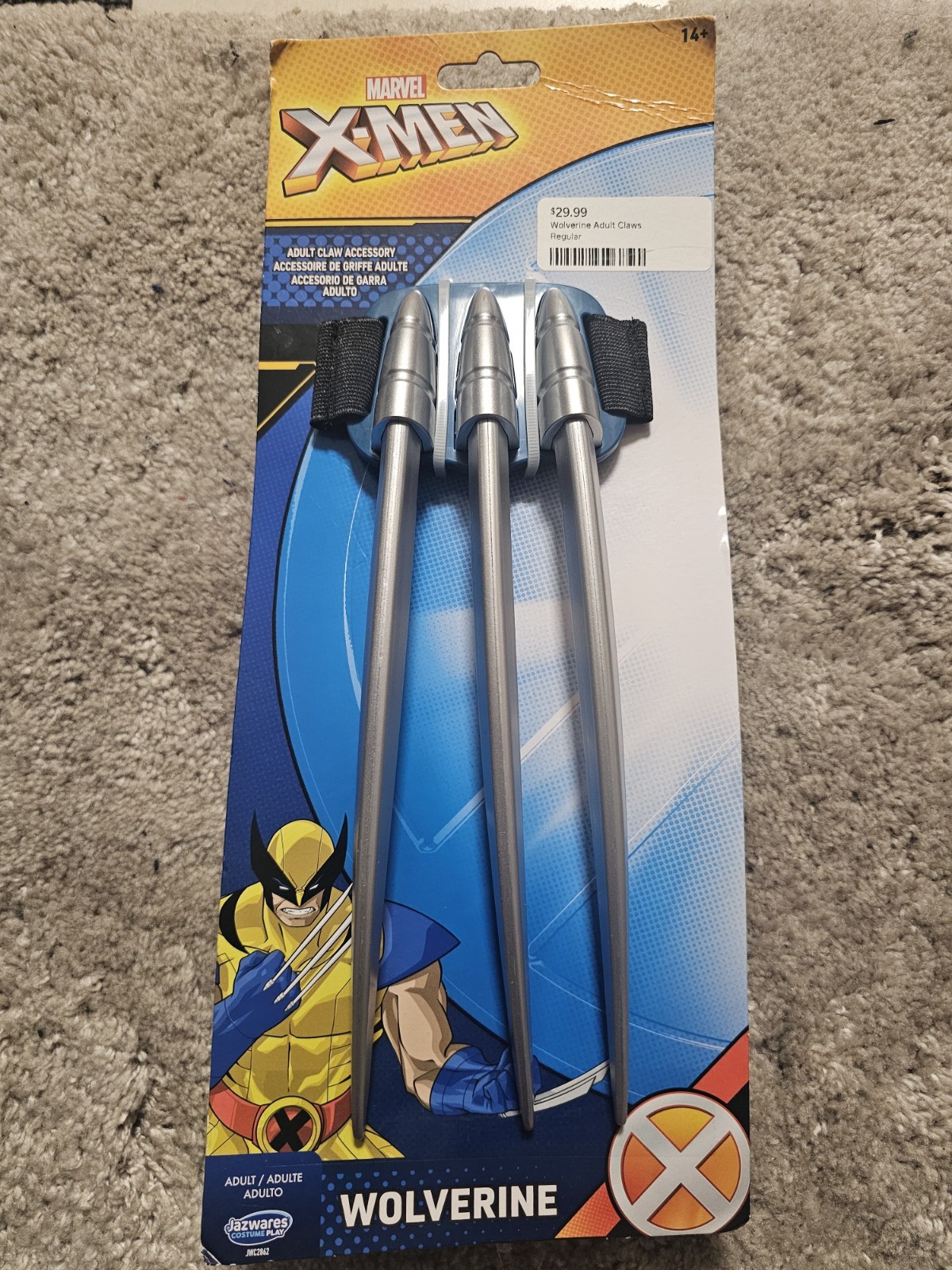 Wolverine Adult Claws -  