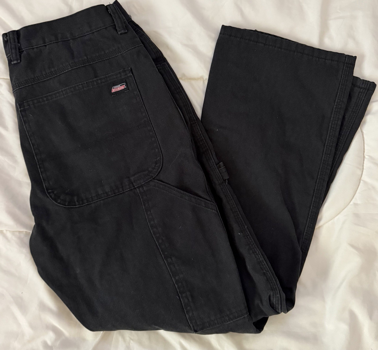 Dickies Insulated Black Carpenter Pants 32×30 Men\'s Used