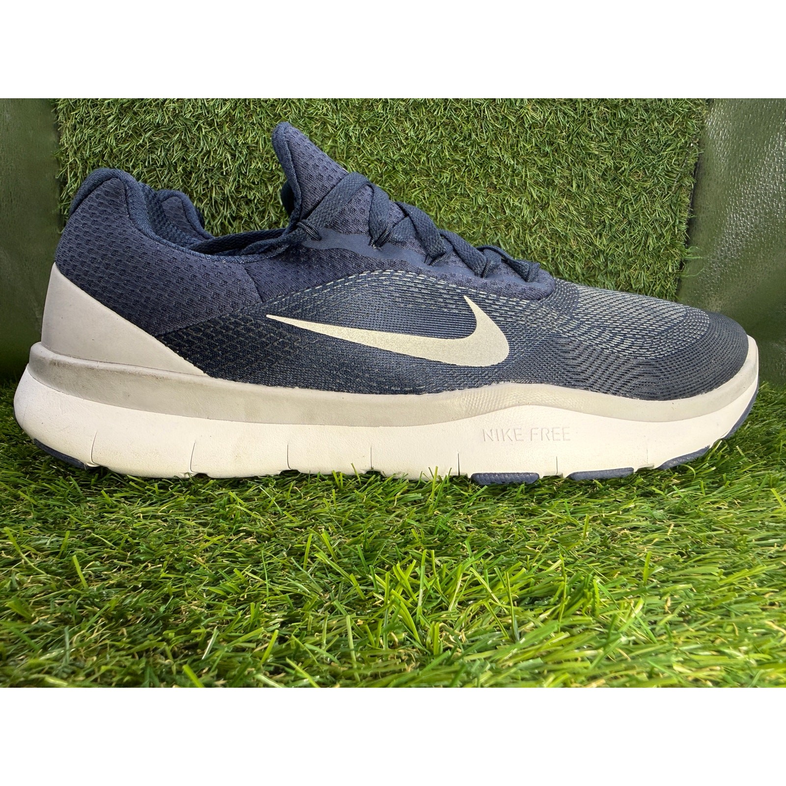 NFL Dallas Cowboys x Nike Free Trainer V7 AA1948-405 Athletic Shoes Mens 11 Blue