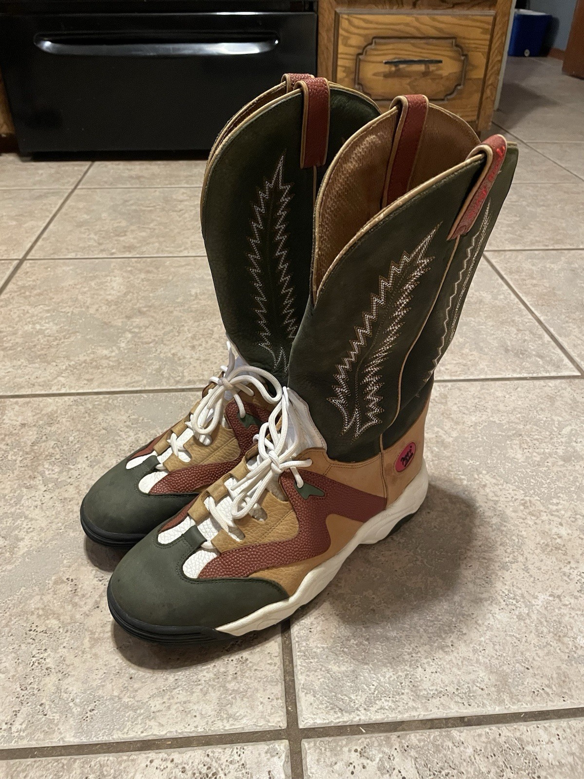 Vintage Tony Lama Teny Lama Cowboy Boot Sneakers – Rare 80s Hybrid