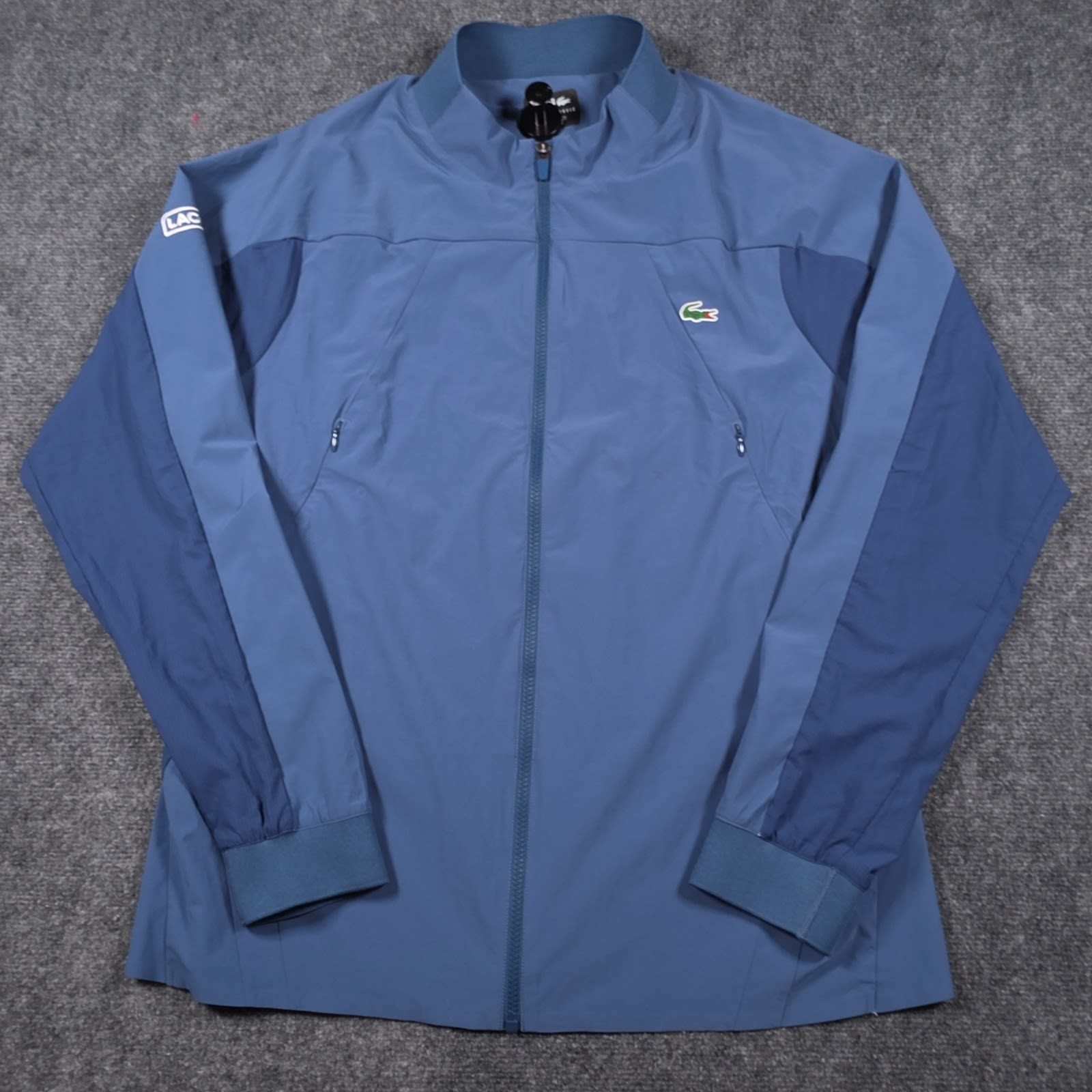 Lacoste Sport x Novak Djokovic Tennis Jacket Mens 3XL Blue Track Full Zip Warmup