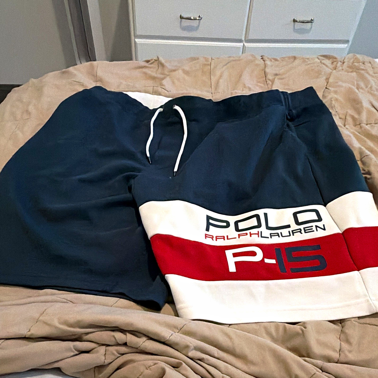 Polo Ralph Lauren Men’s Big & Tall 4X Colorblock Sweat Shorts P-15