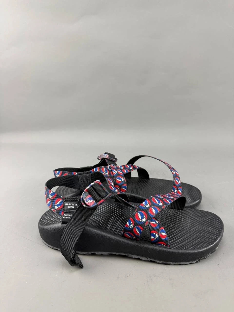 Grateful Dead Chaco Sandals Mens Size 12 Steal Your Face Concert Band Festival