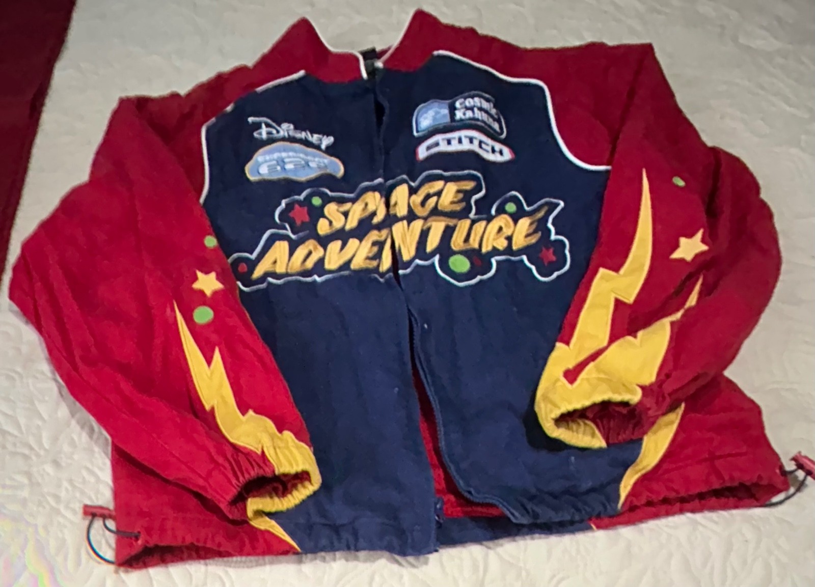 Disney Lilo And Stitch Red Racing Jacket Boxlunch, Size S