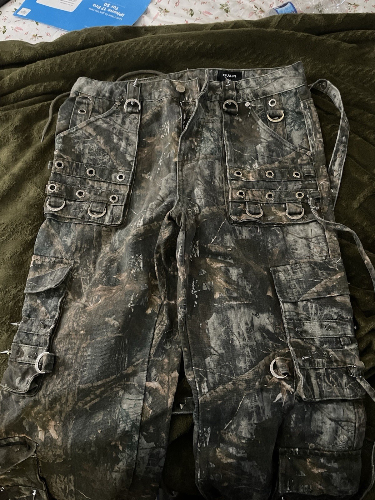 Young boy X Guapi Premium Camo Men Pants