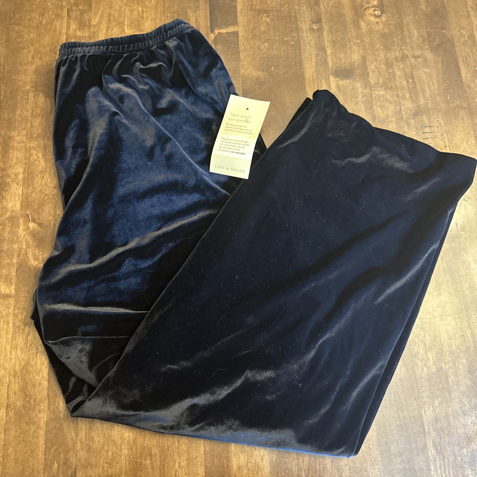 NEW Patra Pants Womens 2X Black Velvet Pull On Elastic Waist Stretch Comfort 🖤