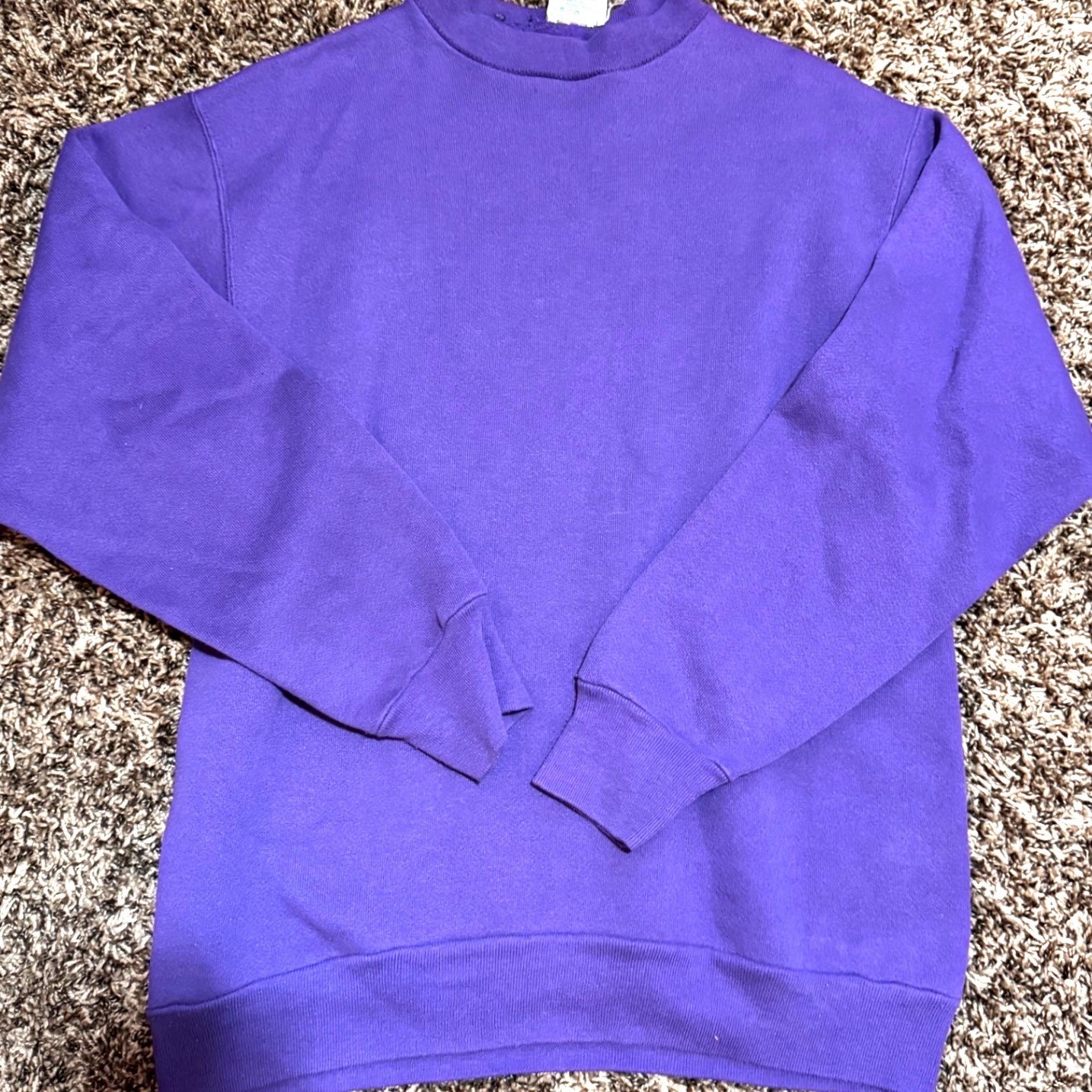 Vintage Absolute Active Purple Crewneck Sweatshirt Made in USA Medium