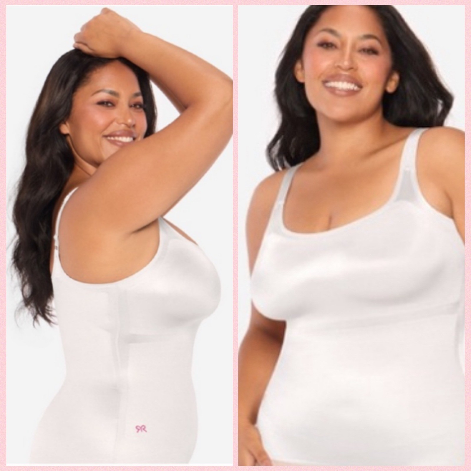 NWT Ruby Ribbon Original Cami SL3022 White Size 48 Smoothing Tank Top 3XL