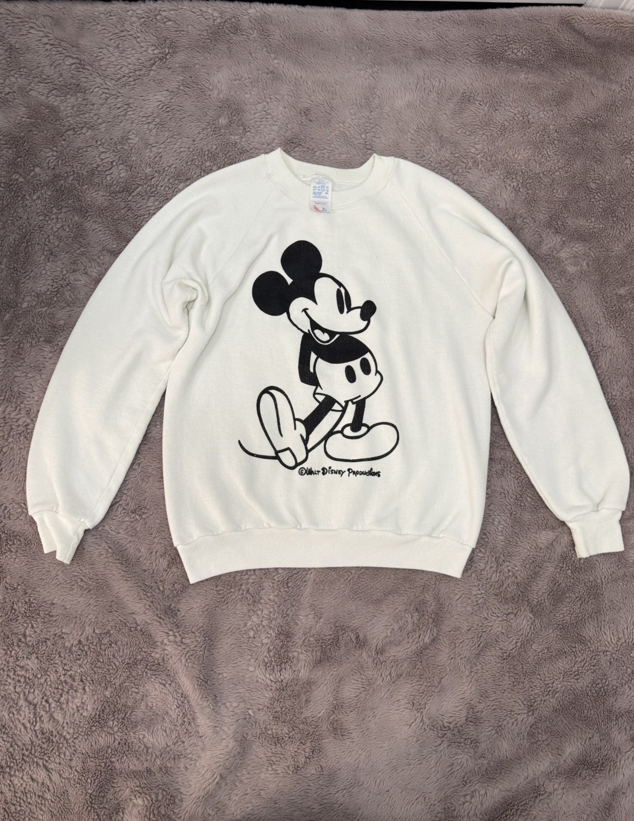 Vintage 80s Mickey Mouse Sweatshirt - Walt Disney Productions 